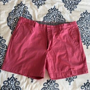 Men's Red Casual Shorts